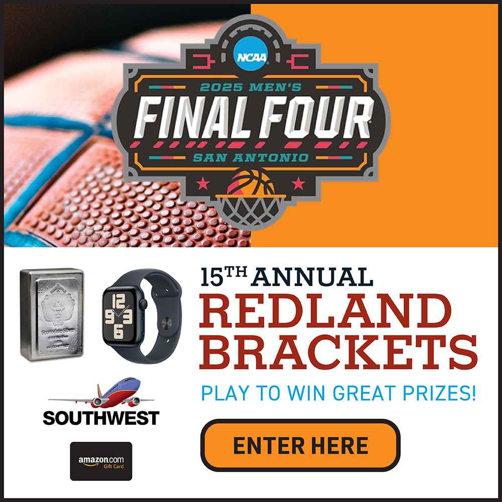 15th Annual
Redland NCAA March Madness Brackets - Click to Enter